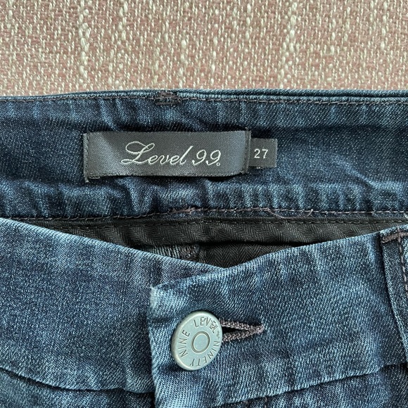 Level 99 soft denim jeans Size 27 blue washed denim with soft stretch. - Picture 4 of 4